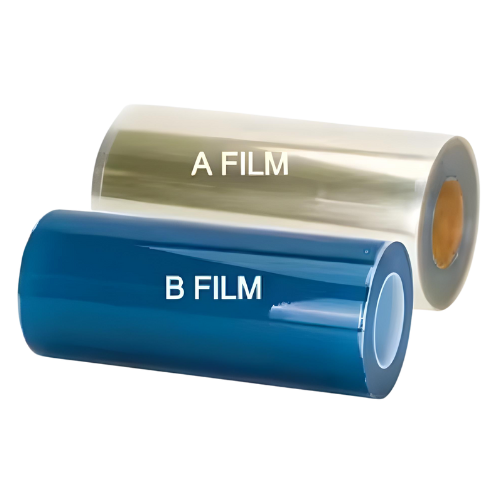فيلم النقل لطابعات UV-DTF (طقم A+B) – 30 سم × 100 متر