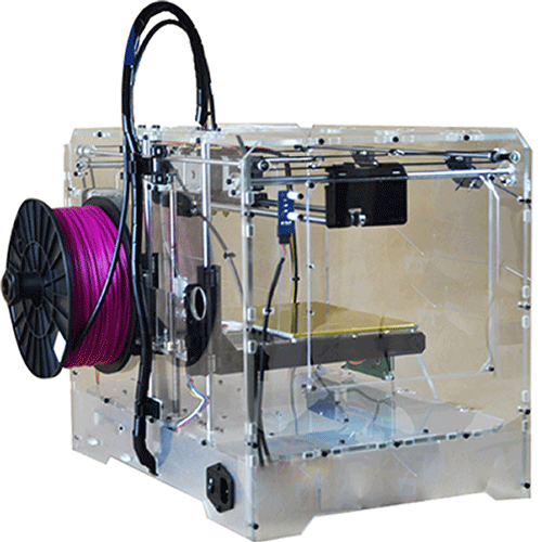 طابعة 3D موديل D4X طباعة لون واحد