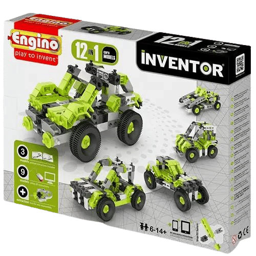العاب التركيب التعليمية 1*12 لبناء مجموعة من السيارات من Inventor